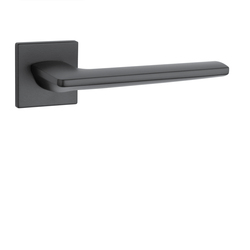 Kľučky na hranatých rozetách Čierny APRILE