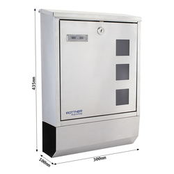 Poštové schránky Strieborný ROTTNER