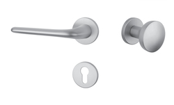 Kľučky na okrúhlych rozetách Strieborný APRILE