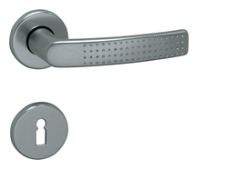 Kľučky na okrúhlych rozetách Strieborný Ghidini