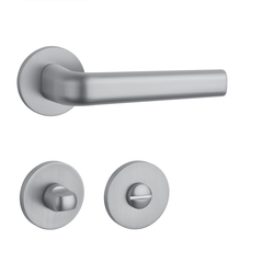 Kľučky na okrúhlych rozetách Strieborný APRILE