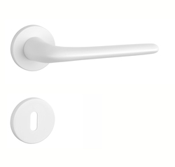Kľučka na dvere AS - AZALIA - R 7S BIM - biela matná (WH) | MP-KOVANIA.sk