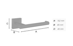 Držiaky toaletného papiera Čierny SMEDBO