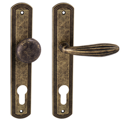 Kľučky na rustikálnych štítoch Bronzový Tupai