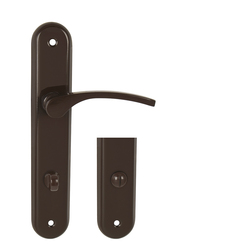 Kľučky na oválnych štítoch Hnedý KE