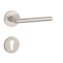 Kľučky na okrúhlych rozetách Strieborný APRILE