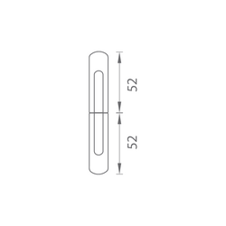 Valčekové krytky na pánty a závesy Čierny FT