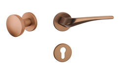 Kľučky na okrúhlych rozetách Medený APRILE