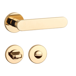 Kľučky na okrúhlych rozetách Zlatý APRILE