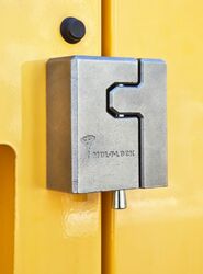 Visiace zámky bezpečnostné Strieborný MTL