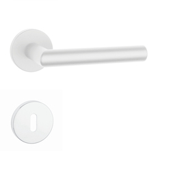 Kľučka na dvere AT - ARABIS - R 7S BIM - biela matná (WHITE) | MP-KOVANIA.sk