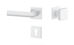 Kľučky na hranatých rozetách Biely APRILE