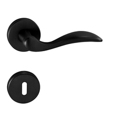 Kľučka na dvere TI - LEA - R 1948 CIM - čierna matná (153) | MP-KOVANIA.sk