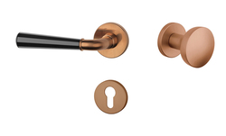 Kľučky na okrúhlych rozetách Kombinovaný APRILE