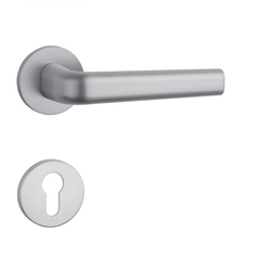 Kľučky na okrúhlych rozetách Strieborný APRILE