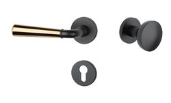 Kľučky na okrúhlych rozetách Kombinovaný APRILE