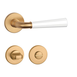 Kľučky na okrúhlych rozetách Kombinovaný APRILE