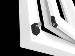 Bezpečnostné lankové zámky a západky na okná Čierny PD