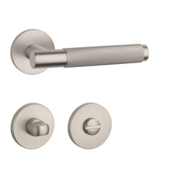 Kľučky na okrúhlych rozetách Strieborný APRILE