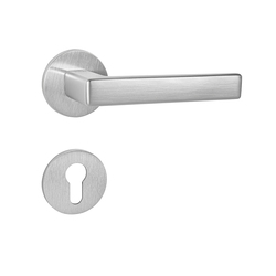 Kľučky na okrúhlych rozetách Strieborný Tupai