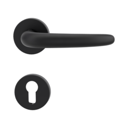 Kľučky na okrúhlych rozetách Čierny Griffwerk