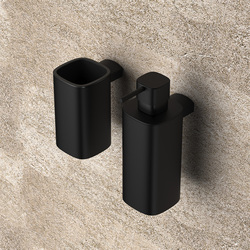 Držiaky na kefky a dózy Čierny COLOMBO