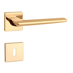 Kľučka na dvere AS - LUNARIA - HR 7S ZLL - zlatá lesklá (LG) | MP-KOVANIA.sk