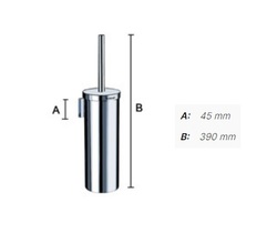 WC kefy s nádobou Čierny SMEDBO