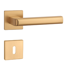 Kľučka na dvere AS - SALICE - HR 5S ZLM - zlatá matná (KG) | MP-KOVANIA.sk