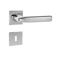 Kľučka na dvere TI - IDEAL - HR 4162Q 5S CHL - chróm lesklý (03) | MP-KOVANIA.sk