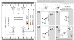 Kľučky na okrúhlych rozetách Strieborný Griffwerk