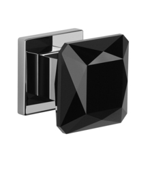 Madlo na dvere AS - MADLO QUINCE - HR 7S CHL/CIKR - chróm lesklý/čierny krištáľ (LC/BK) | MP-KOVANIA.sk