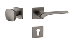 Kľučky na hranatých rozetách Sivý APRILE