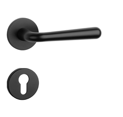 Kľučky na okrúhlych rozetách Čierny APRILE