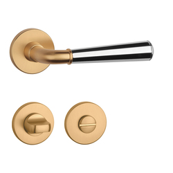 Kľučky na okrúhlych rozetách Kombinovaný APRILE