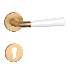 Kľučky na okrúhlych rozetách Kombinovaný APRILE