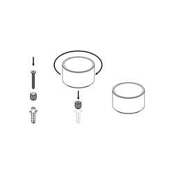 Podlahové dverné zarážky Strieborný JNF