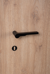 Minimalistické kľučky bez rozety na interiérové dvere Čierny NUDA - VERUM ITALY