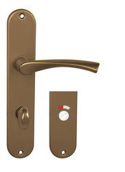 Kľučky na oválnych štítoch Bronzový BA