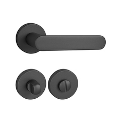 Kľučky na okrúhlych rozetách Čierny FROSIO BORTOLO