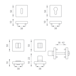 Hranaté rozety Čierny FROSIO BORTOLO