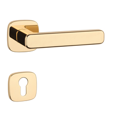 Kľučky na hranatých rozetách Zlatý APRILE