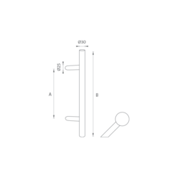 Madlá okrúhle vyosené Čierny FT