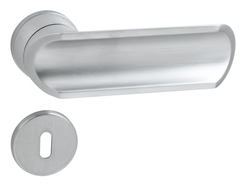 Kľučka na dvere MI - ALIAS - R CHM - chróm matný (CS) | MP-KOVANIA.sk