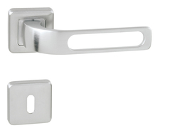 Kľučky na hranatých rozetách Strieborný Mariani