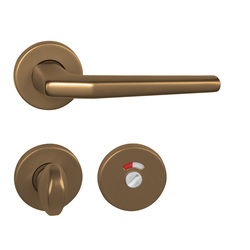 Kľučky na okrúhlych rozetách Bronzový BA