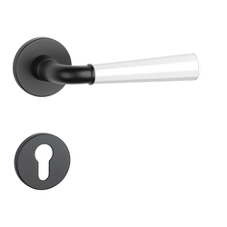 Kľučky na okrúhlych rozetách Kombinovaný APRILE