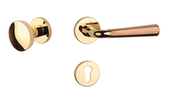 Kľučky na okrúhlych rozetách Kombinovaný APRILE