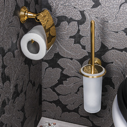 WC kefy s nádobou Zlatý COLOMBO