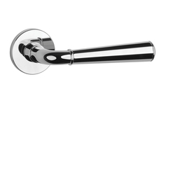 Kľučky na okrúhlych rozetách Strieborný APRILE